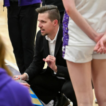 Carson Huelle Coaching at Fort Collins High School
