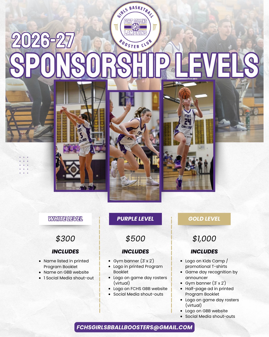 2026-27 Sponsorship Levels