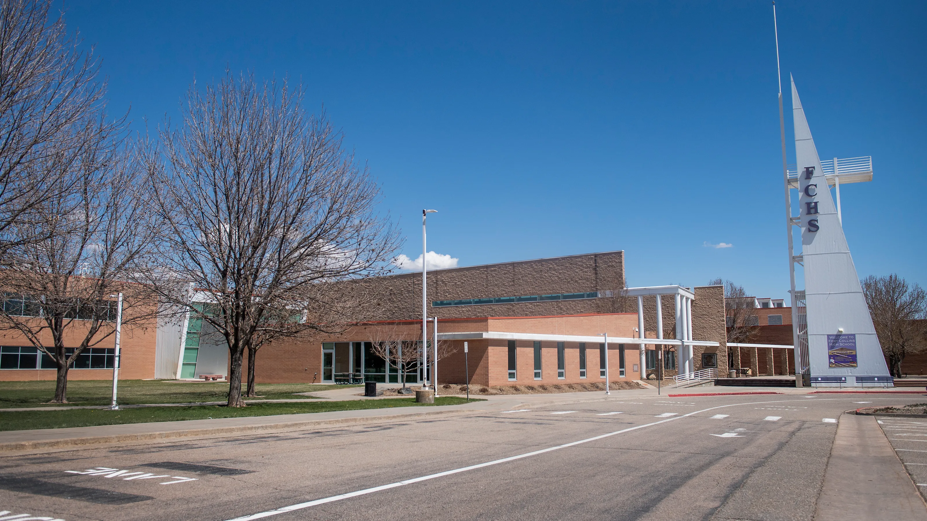 Fort Collins High Front Entrance